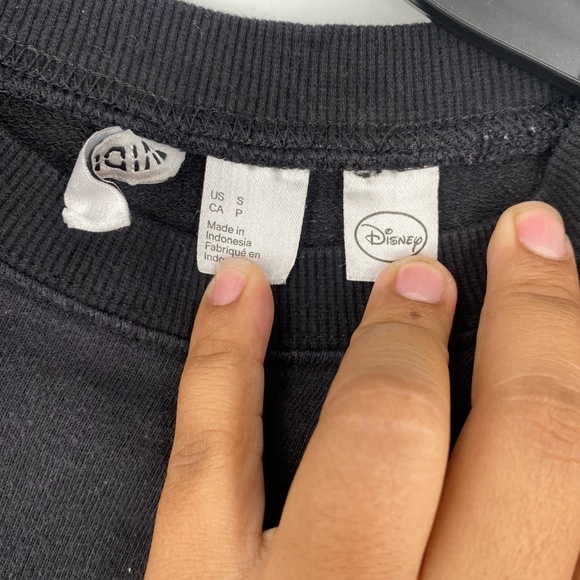 H&M Divided Black Mickey Mouse Sweatshirt - Size S - Picture 4 of 7